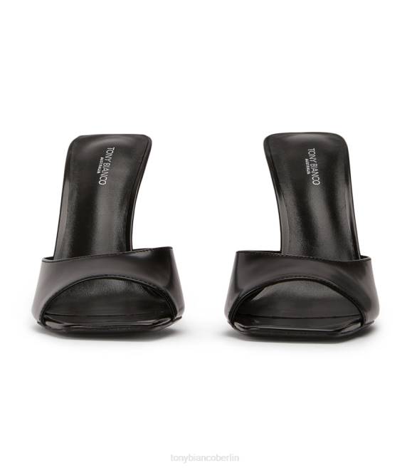 Blockabsätze| de Tony Bianco Frauen Naja-Heels Schwarz hochglänzend/klar 4624223